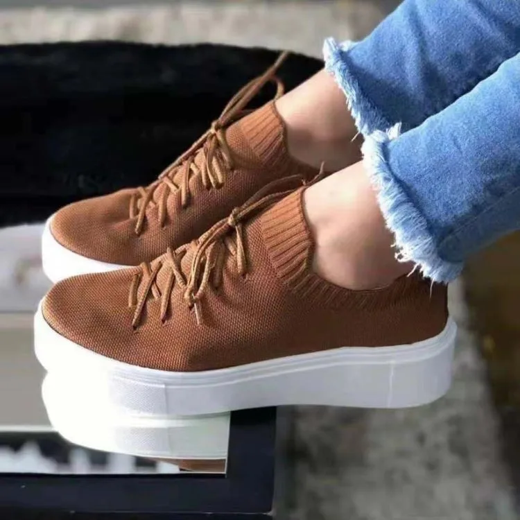 

Plus size 2021 summer new fashion casual flying woven fabric lazy shoes women's casual shoes