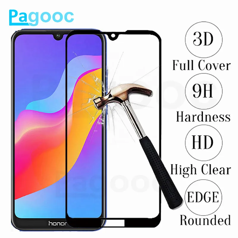 9D закаленное стекло на huawei P30 Honor 20 Lite протектор экрана для Honor V20 X8 8A 8C 8S 9X 9i 10i 20i защитная пленка