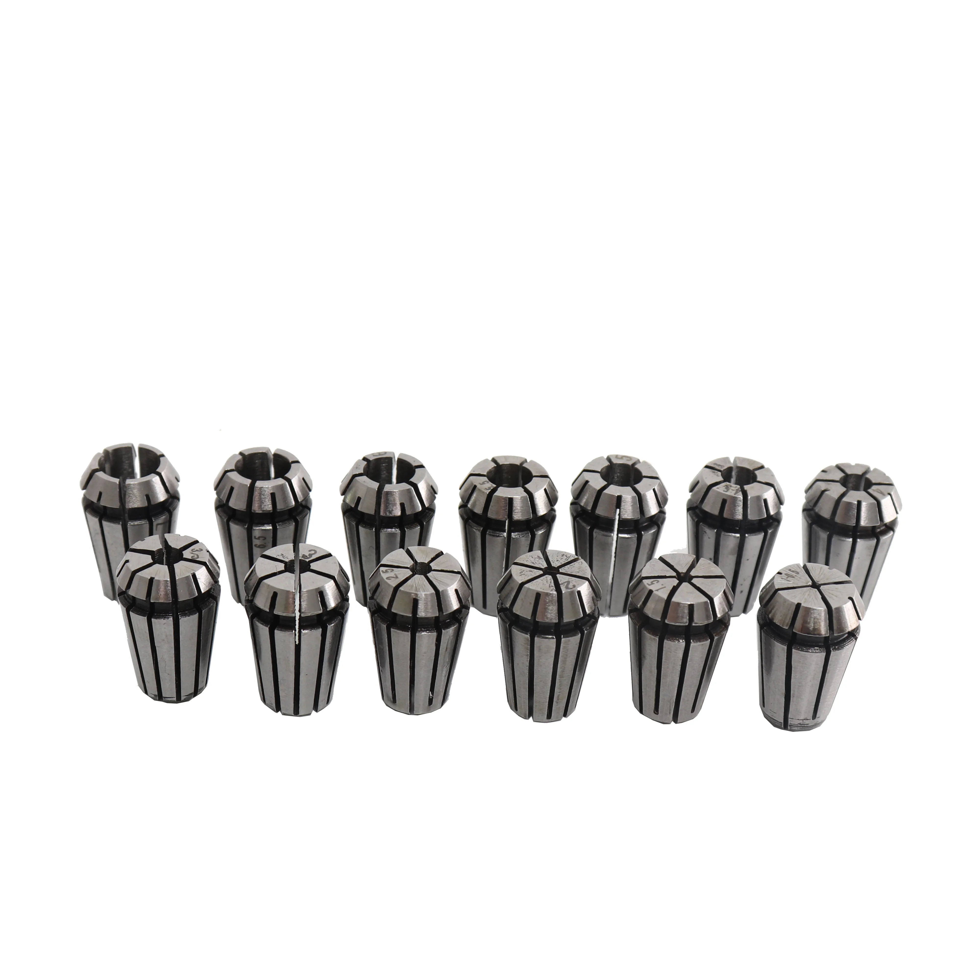 Best prices  ER11 collet set 13 pcs from 1 mm to 7 mm chuck for CNC milling lathe tool and spindle motor