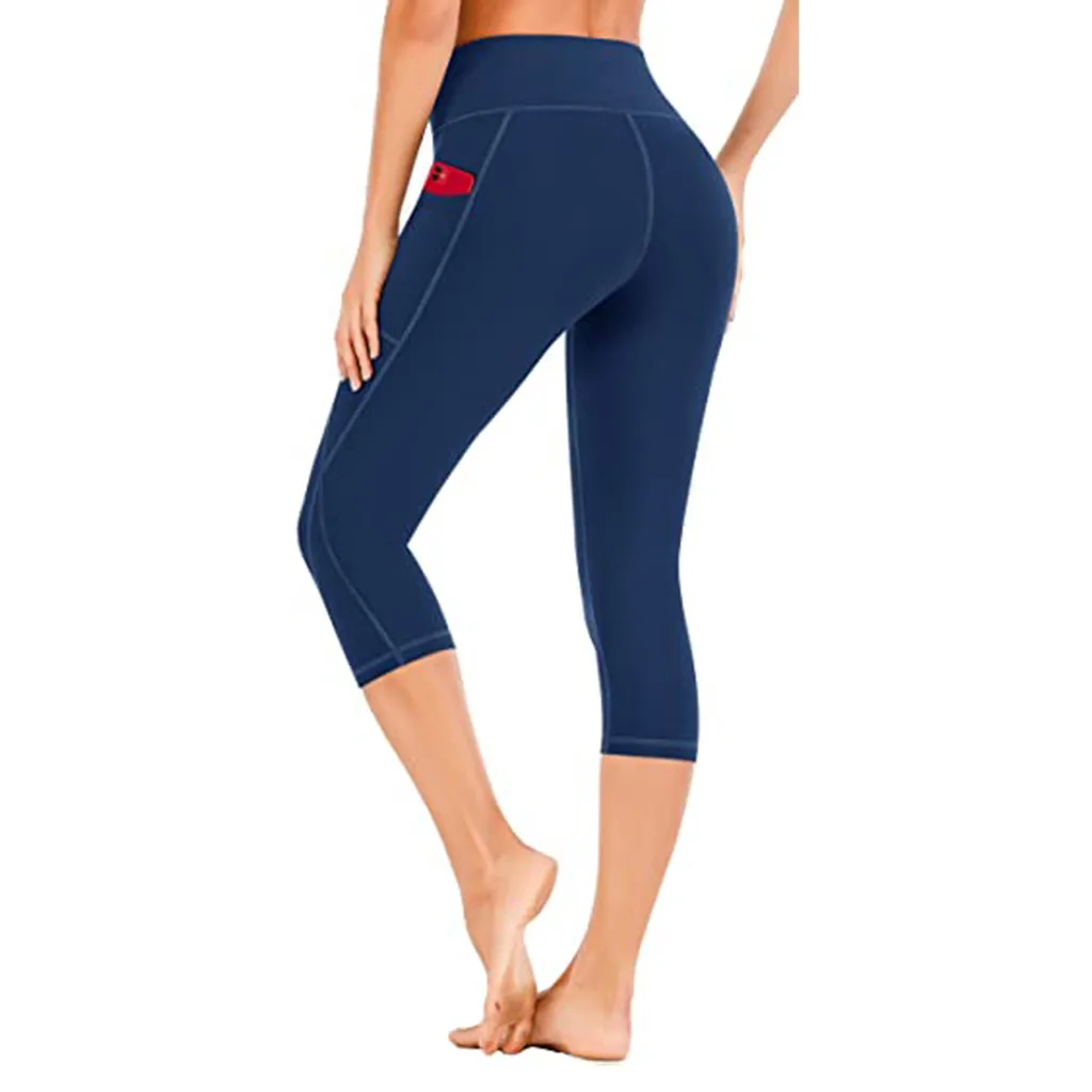 

Women Seamless Pants Tummy Control Pants Stretchy Gym High Waist Sport Leggings Running Pants mujer pantalones Q50