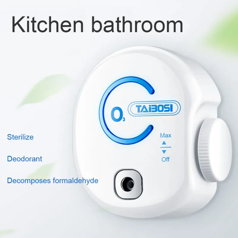 

USB Rechargeable Fridge Portable Purifier Air Protection Safety Mini Ozone Generator Deodorant Air Purifier