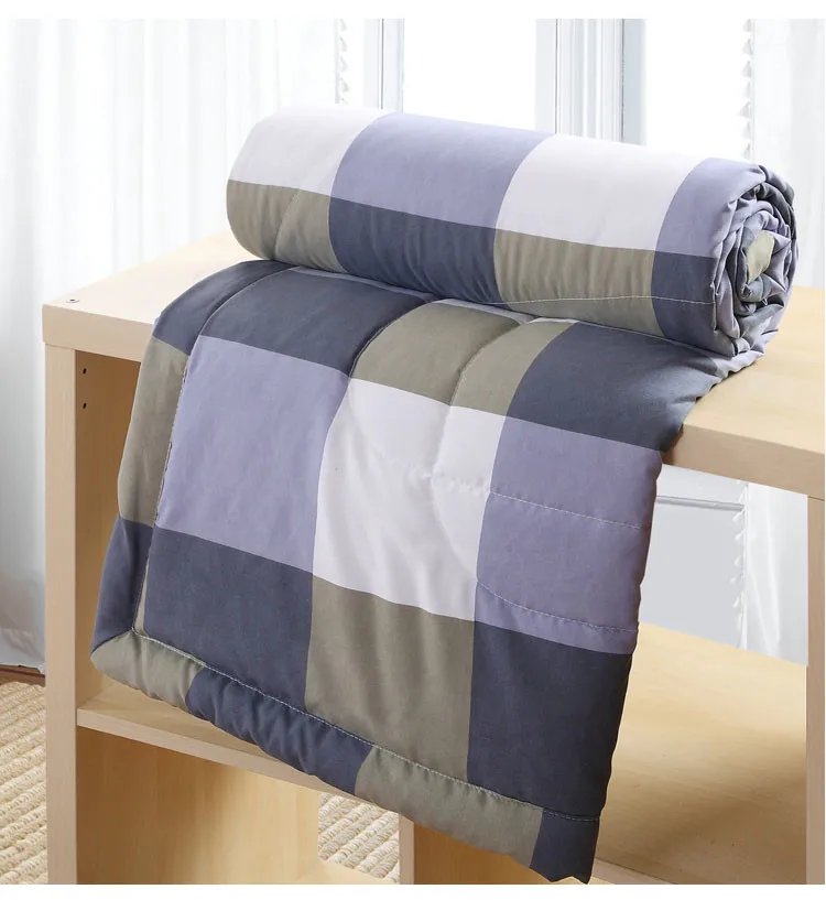 Washed Cotton Summer Quilt Air Conditioner Double Bed Skin-Friendly Suitable For Adults And Children | Дом и сад