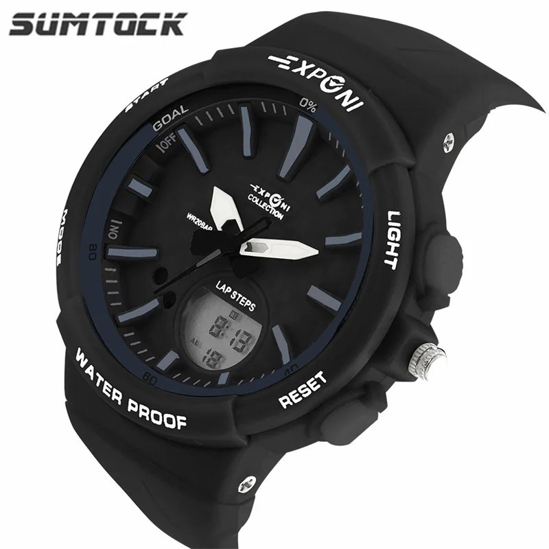 SUMTOCK модные детские электронные часы спортивные водонепроницаемые светодиодный