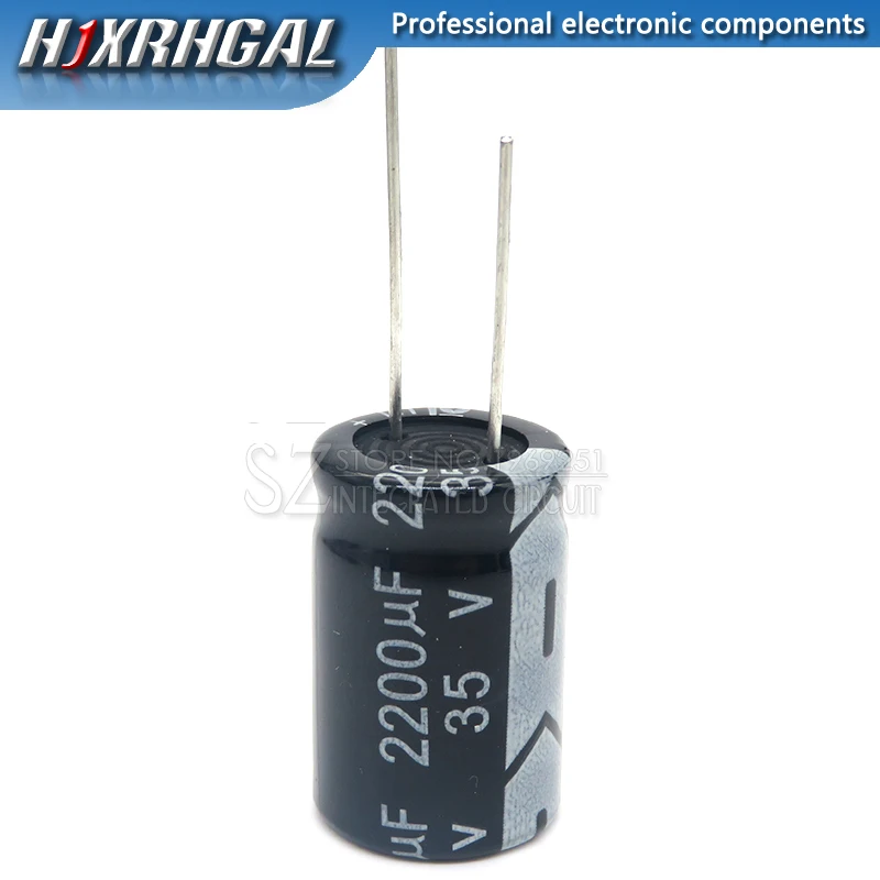 1PCS 35V2200UF 16*25mm 2200UF 35V Electrolytic capacitor | Integrated Circuits