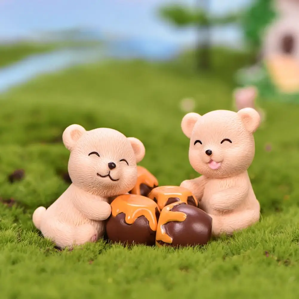 

Мини Honeypot Медведь Снежок утка дисплей форма микро ландшафт домашний сад Декор