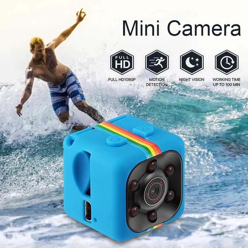 SQ11 Mini Camera HD 960P Small Cam Sensor Night Vision Camcorder Micro Video DVR DV Motion Recorder | Электроника