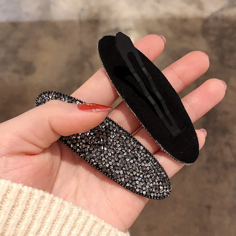 Женская заколка для волос с кристаллами в Корейском стиле элегантные квадратные