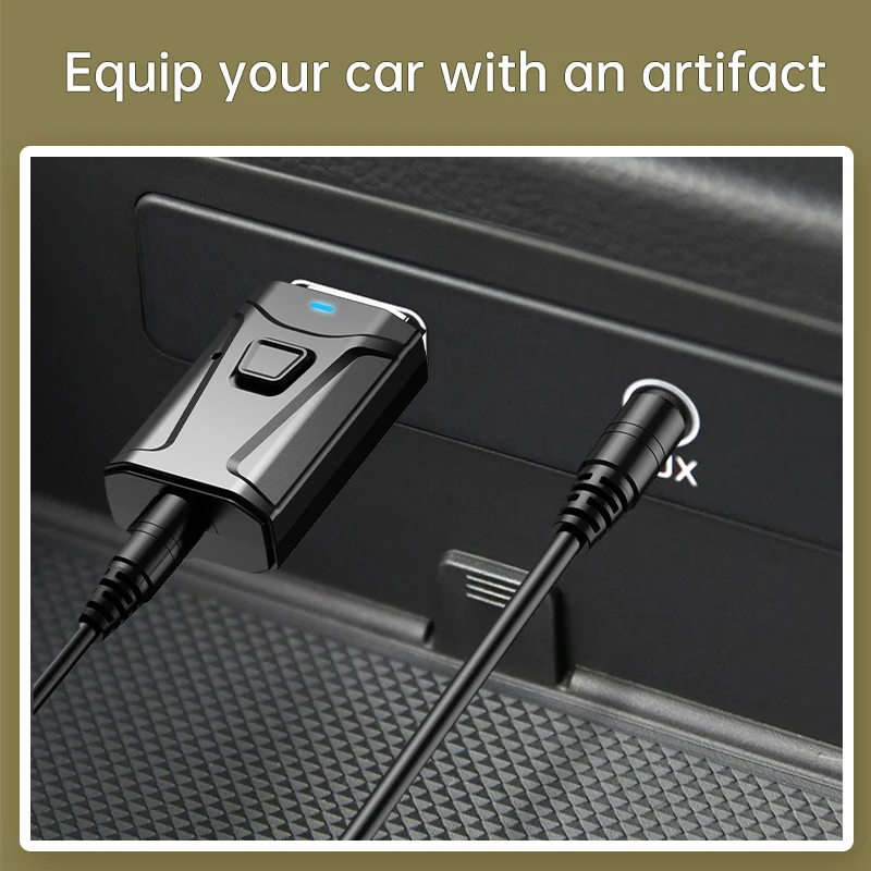 4in1 bluetooth 5 0 receiver aux audio music transmitter 3 5mm jack wireless bluetooth adapter transmitter for tv pc car player free global shipping