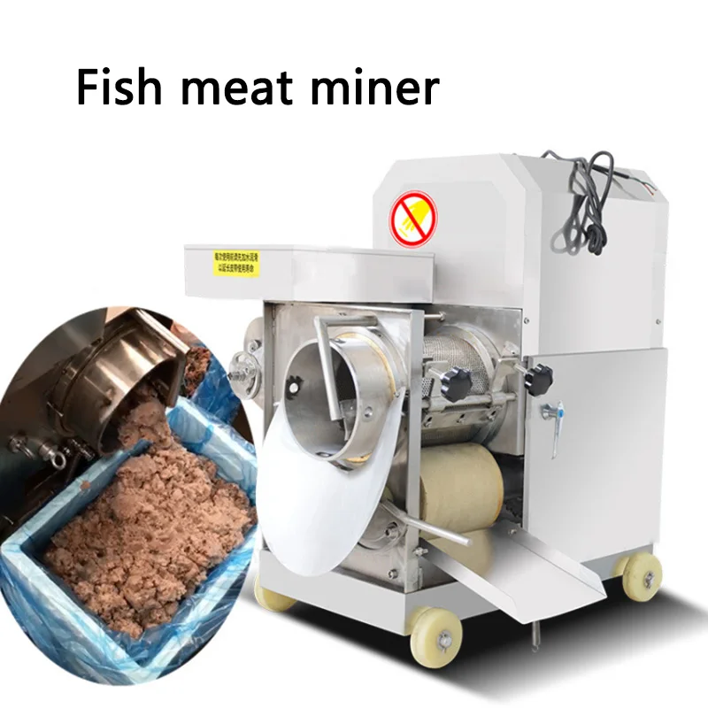 

Автоматический сепаратор костей для рыбы, 220 В/380 В, 360 кг/ч, экстрактор рыбы, мяса из нержавеющей стали, для ресторанов, коммерческих помещени...