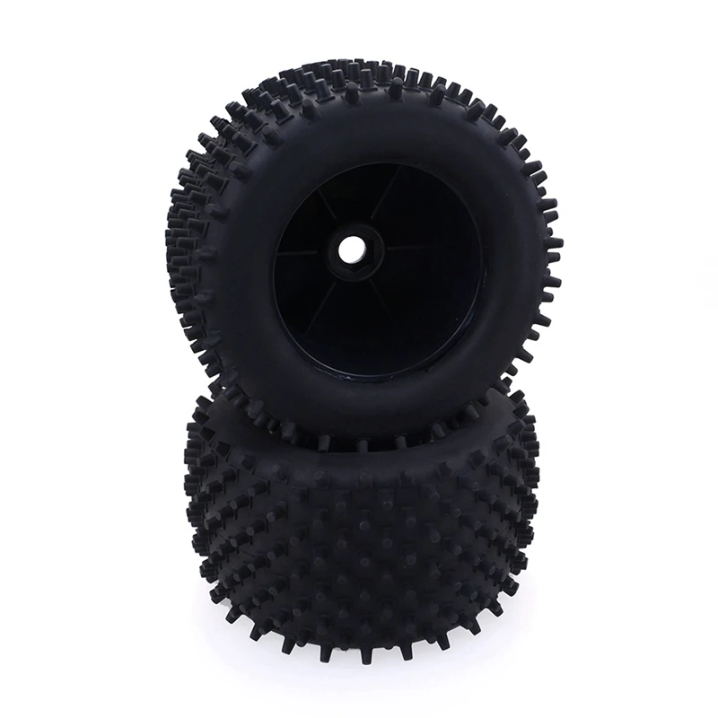 

4PCS Truck Bigfoot Tyre Tires 17mm Hex Wheel Car Tire & 1x 60065 Differential Gear Set for 1/8 HSP 94760 74761 94762