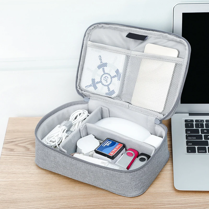 Портативное зарядное устройство для путешествий органайзер USB цифровой