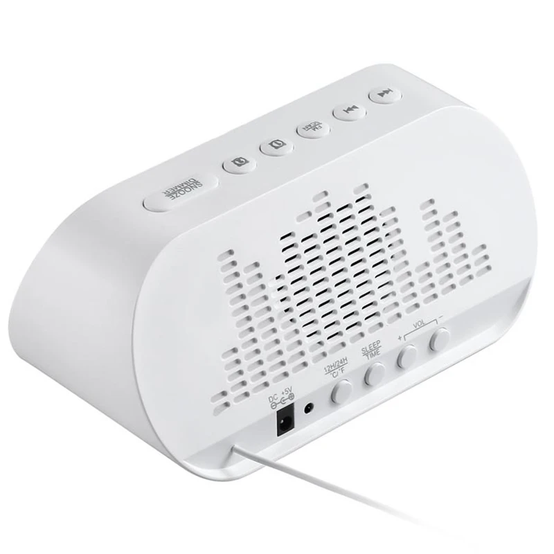 Будильник для спальни светодиодный цифровой будильник радио с fm двойной Usb порт