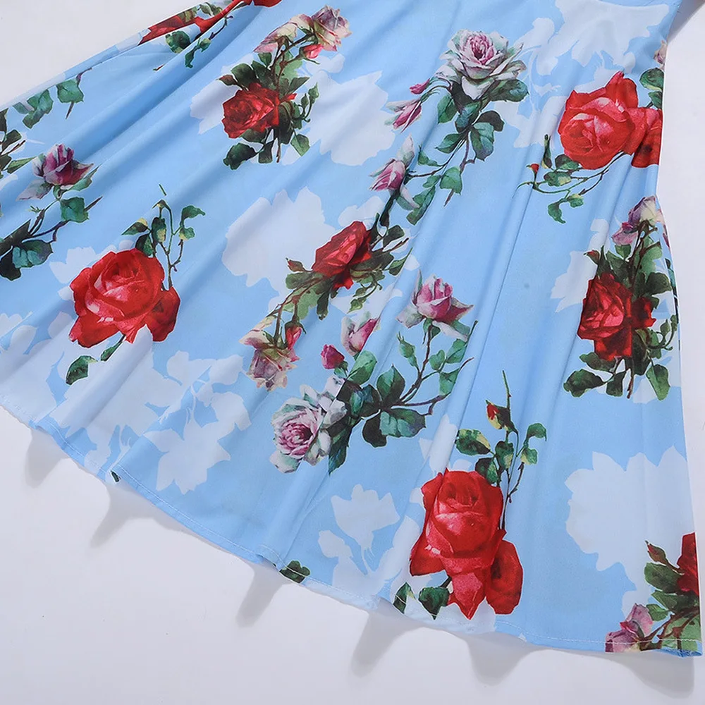 Женское миди-платье в стиле Хепберн облегающее хлопковое платье без рукавов с