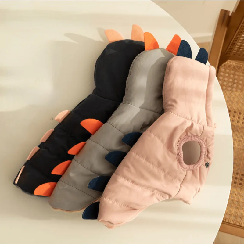 

Женский костюм с забавным динозавром, зимнее теплое пальто с котом, флисовые толстовки, куртки для маленьких и средних питомцев