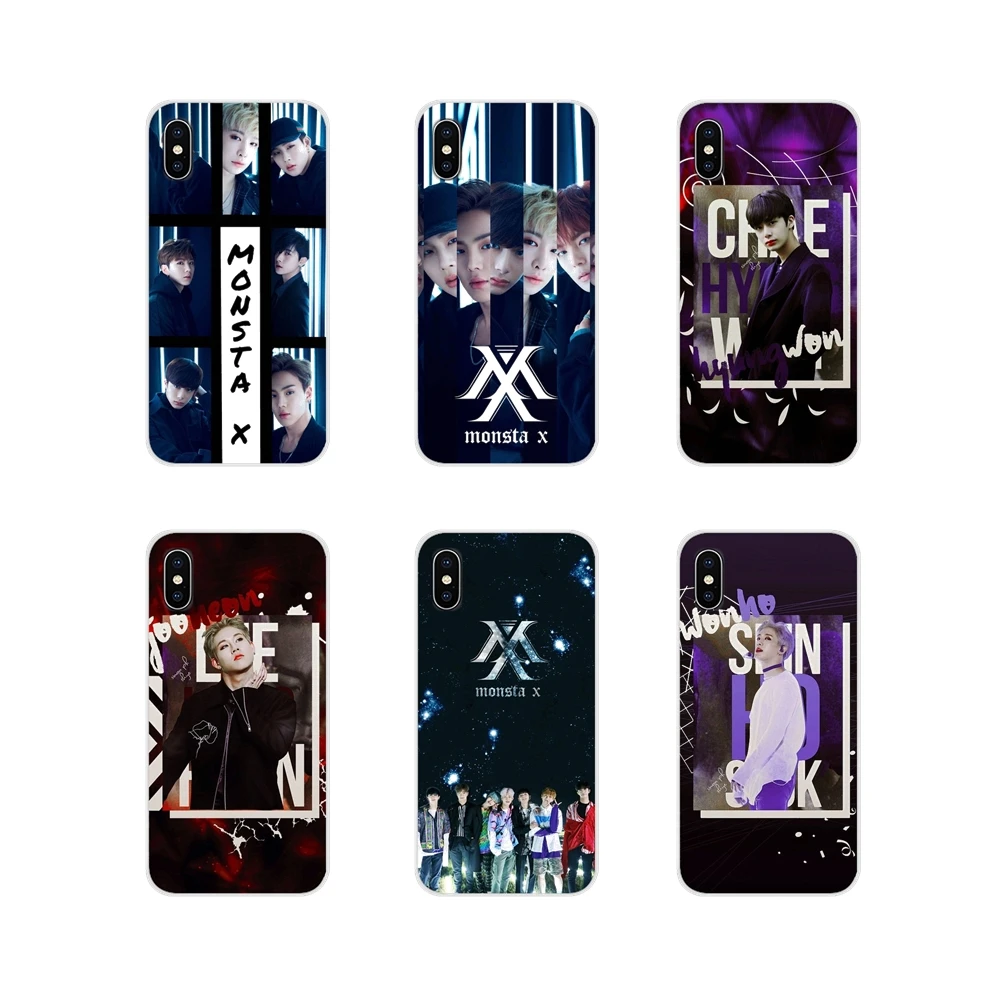 Мобильный телефон Shell Cover Monsta X KPOP Boy Group лучший для Samsung A10 A30 A40 A50 A60 A70 Galaxy S2 Note 2 3 Oneplus