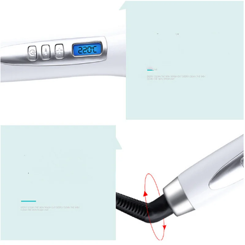 Электрический волосы щипцы для завивки волос Быстрый нагрев прическа ролик