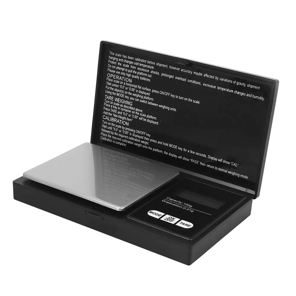 Портативные цифровые весы мини ювелирные подарок нержавеющая сталь платформа