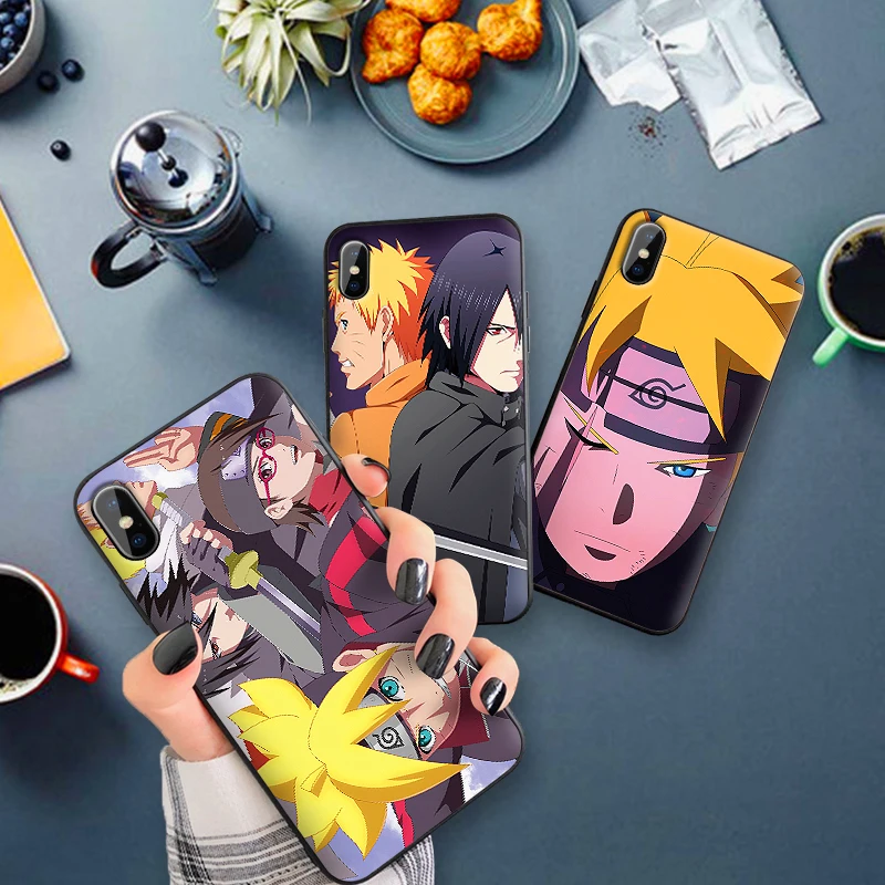 Для samsung M10 M20 M30 S6 S7 край S10 S9 S8 PLUS чехол Наруто Аниме SASUKE боруто|Чехлы-накладки| |