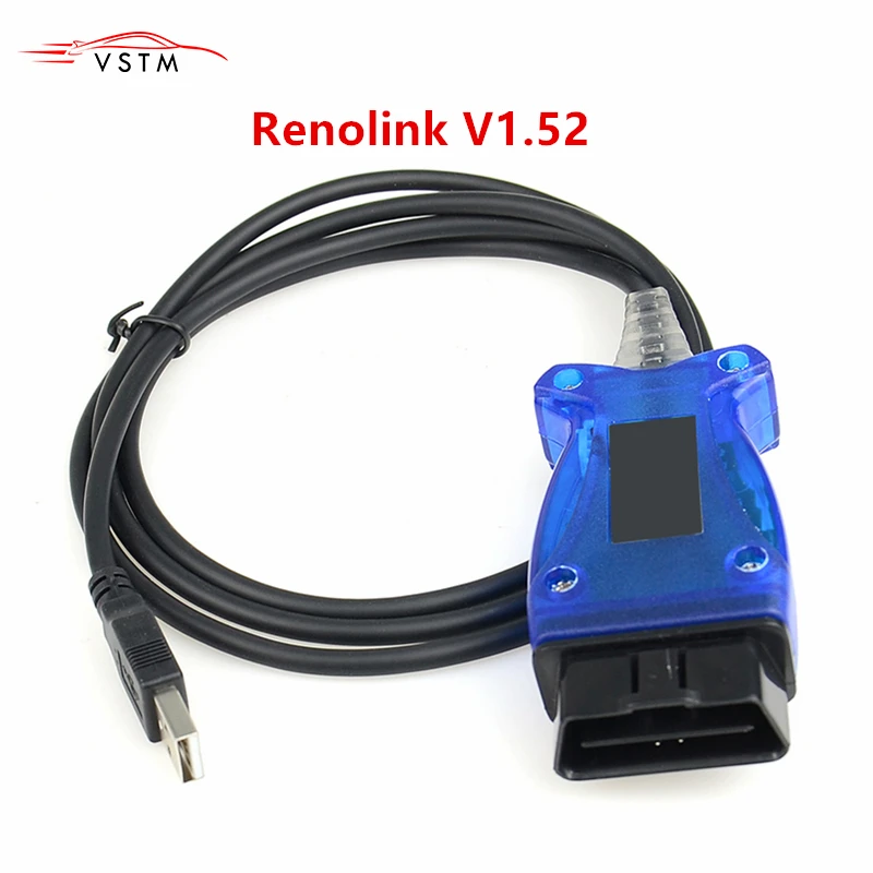 Renolink OBD2 для программатора ЭБУ V1.52 USB Diagstnotic кабель|Кабели и коннекторы диагностики