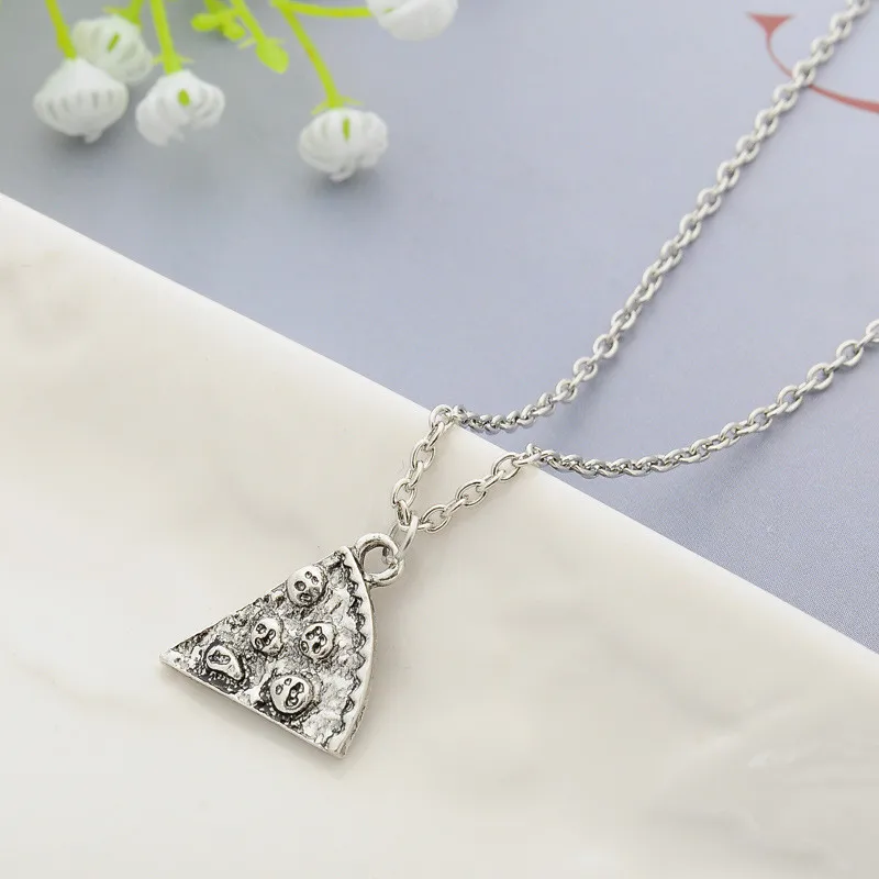 1 шт. пицца ожерелья с подвесками Рождественский подарок для друзей дружба