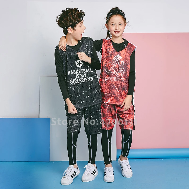 Детские тренировочные баскетбольные майки колледжа мужские и женские