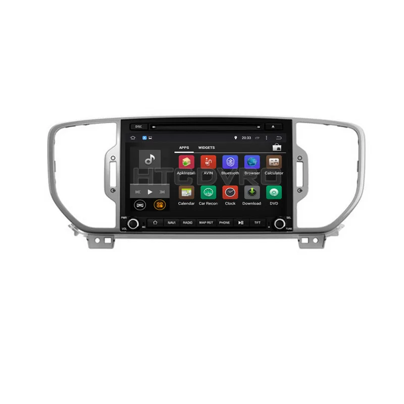 YMODVHT 8 дюймов 4G Восьмиядерный Android 9 0 7 1 Автомобильный DVD плеер для Kia Sportage 2016 GPS авто