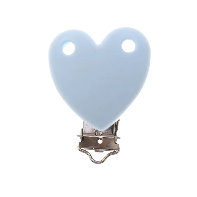 Fkisbox 2pcs Mouse Pacifier Clip Silicone Bead Baby Teether& Plastic Teething Accessories Nipple Clasps Toy DIY Round Koala