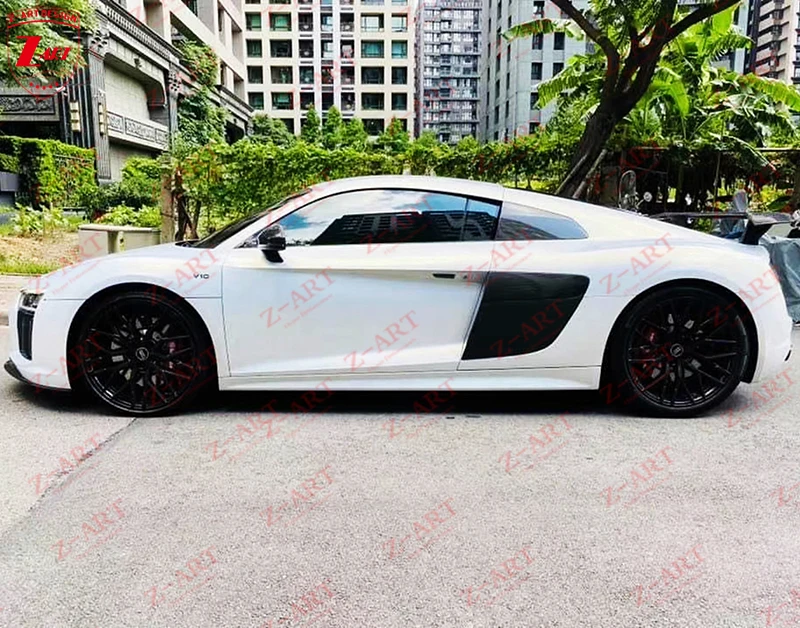 2016-2020 R8 carbon fiber aerokit for Audi body kit MK2 tuning bumper lips | Автомобили и мотоциклы