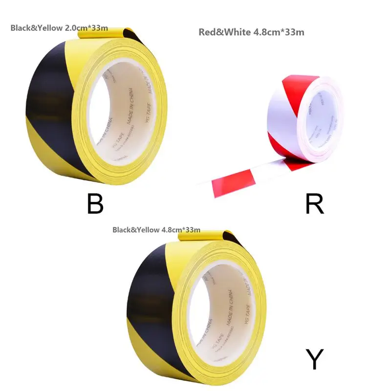 Предупреждающая лента 33 м водонепроницаемая противоскользящая наклейка с