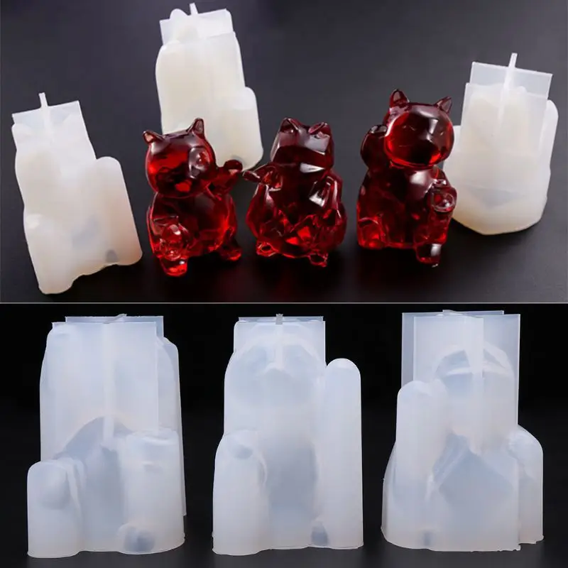 Силиконовые формы Фортуны кошка котенок новый год праздник весны украшения дома