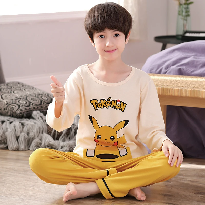 Детские пижамные комплекты пижамы для мальчиков детские одежда сна малышей