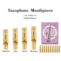 naomi sopranoaltotenorbaritone saxophone mouthpiece golden plated metal sax mtp reeds for professional player