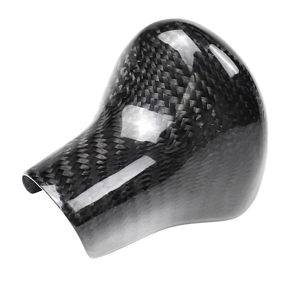 Автомобильный Стайлинг ручка переключения передач из углеродного волокна