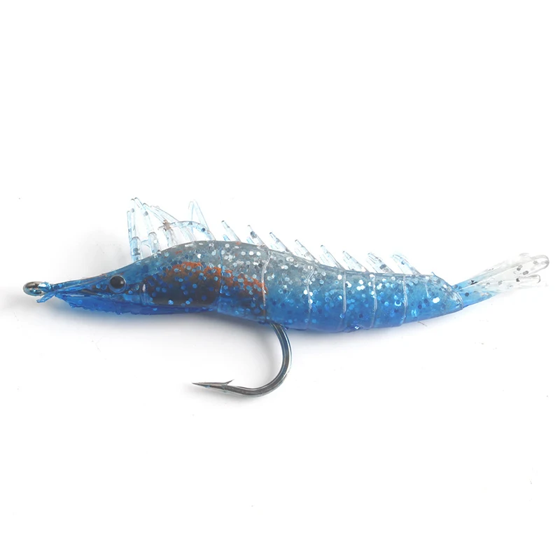 Мягкие приманки рыболовные с металлическим крючком из свинца 9 см 10 г рыба