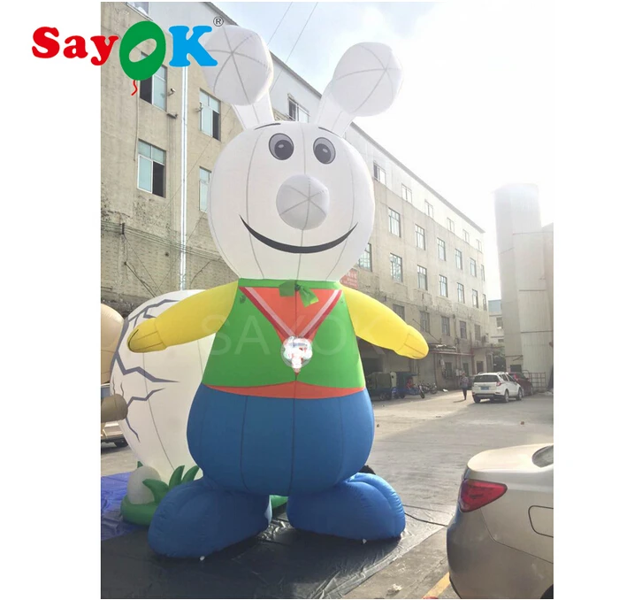 

Giant Inflatable Swiss Rabbit Model for Advertising Party, Event Decoration(5m/16.4ft Height)