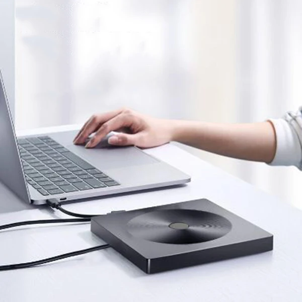 Внешний CD DVD привод Тип C USB 3 0 Портативный внешний горелка совместима с Mac/Windows