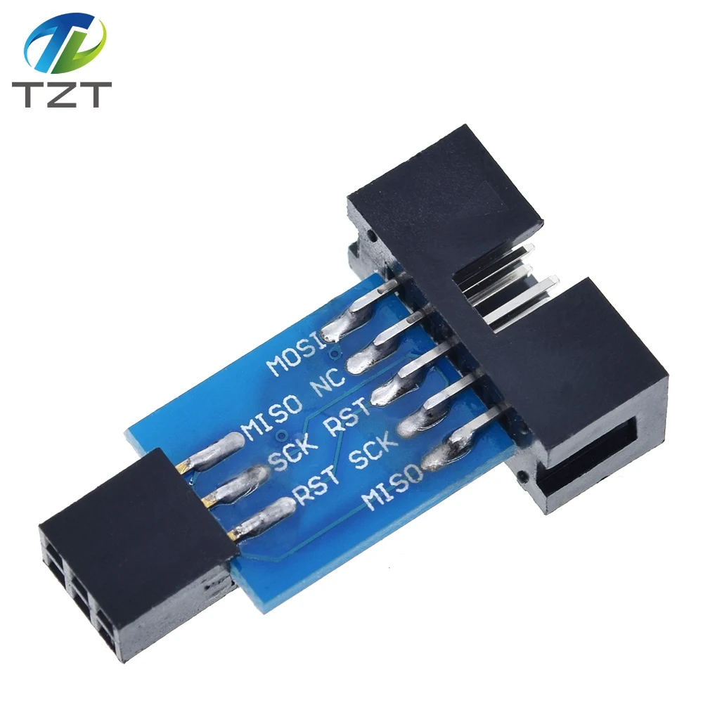 TZT 10 контактная 6 плата адаптера для AVRISP MKII USBASP STK500 высокое качество|pin 1|pin adapterpin pin |