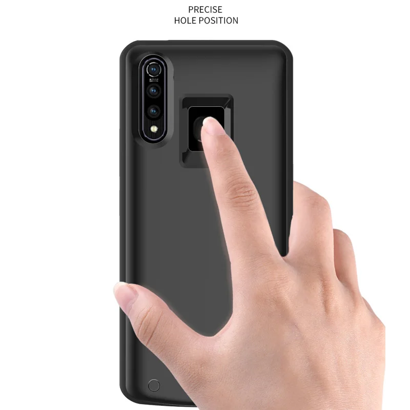 Ударопрочный Тонкий чехол-аккумулятор для VIVO Z5x Power Bank Charing чехол s силиконовая