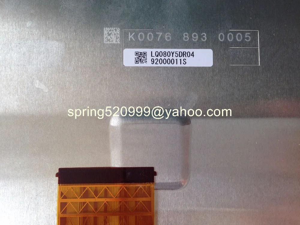 Оригинальный Новый 8 дюймовый ЖК экран LQ080Y5DR04 LQ0DAS2982 для Mercedes Ben GL ML350 S300