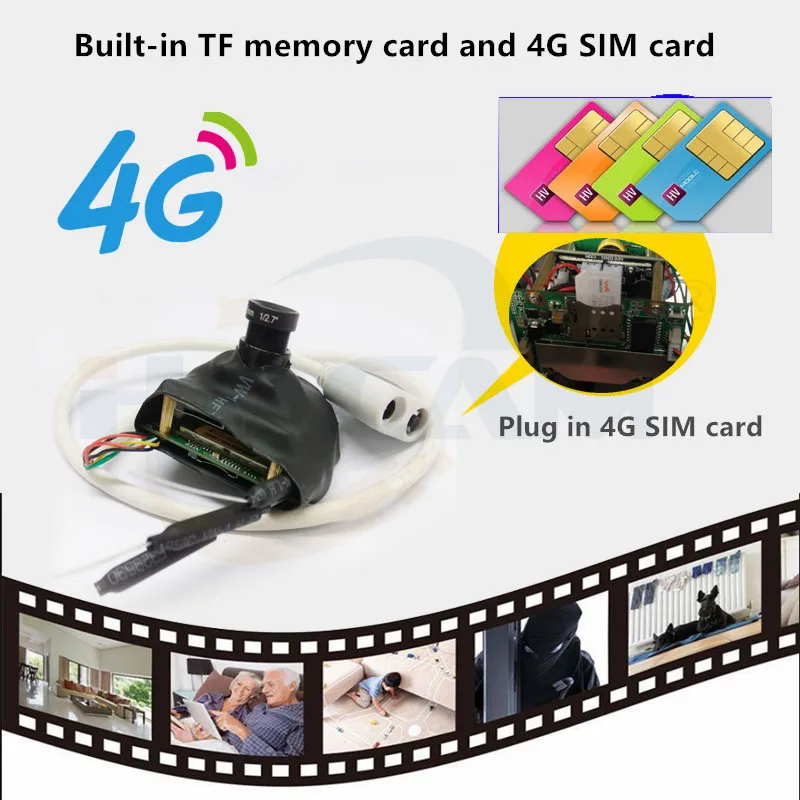 Камера видеонаблюдения 4G 720P 1080P 1940P Wi Fi|Камеры видеонаблюдения| |