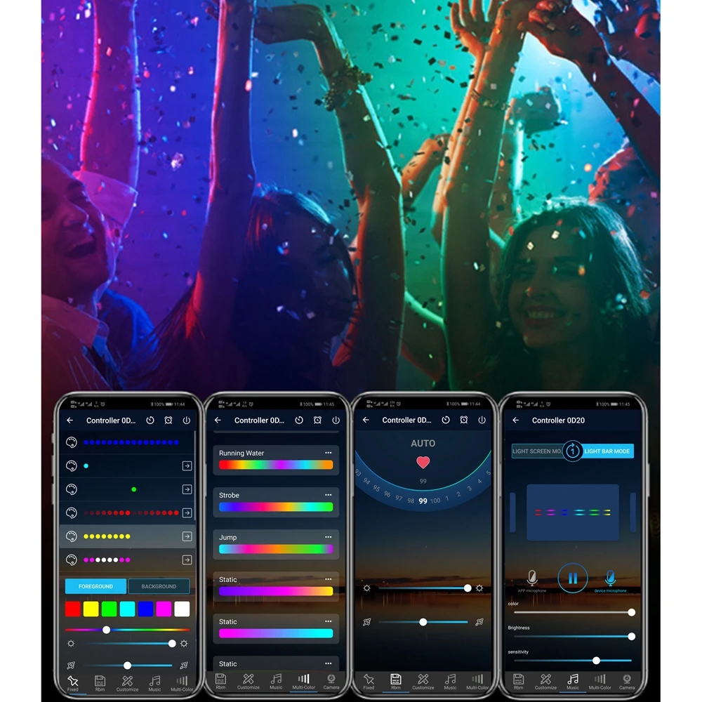 DC5-24V 28Key музыкальный контроллер беспроводной Радиочастотный диммер Wifi мобильное