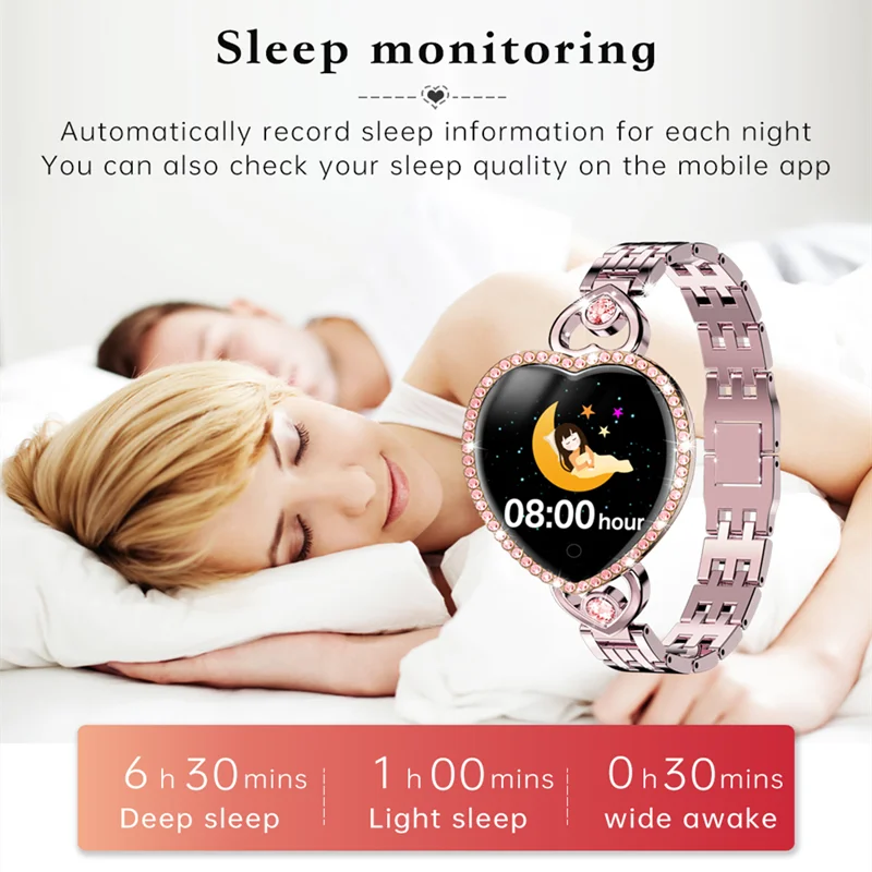 feooe ios android womens smart watch smart heart rate sleep monitoring band sport watch smart bracelet fitness wearable devices free global shipping