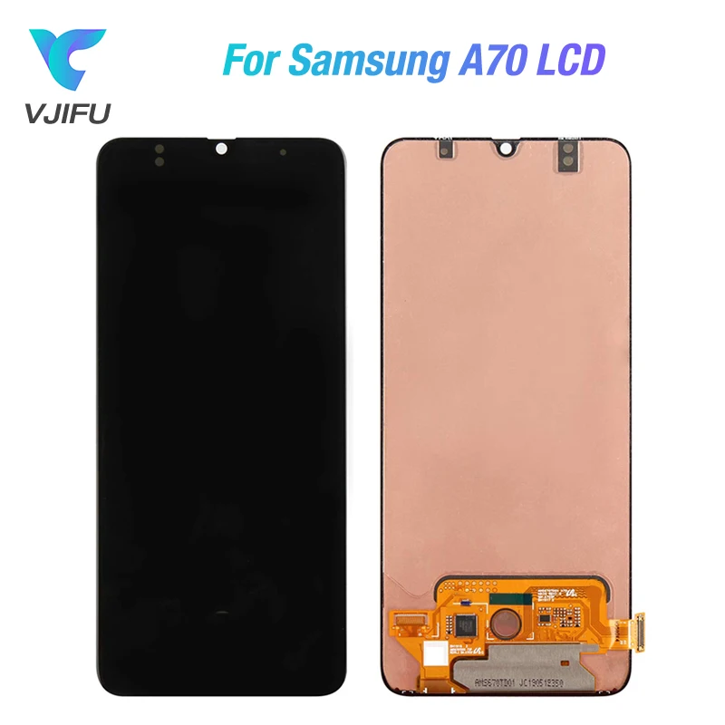 6,7 ''AMOLED для samsung Galaxy A70 lcd A705 A705F SM-A705F ЖК-дисплей с сенсорным экраном дигитайзер сборка для samsung A70 A705DS