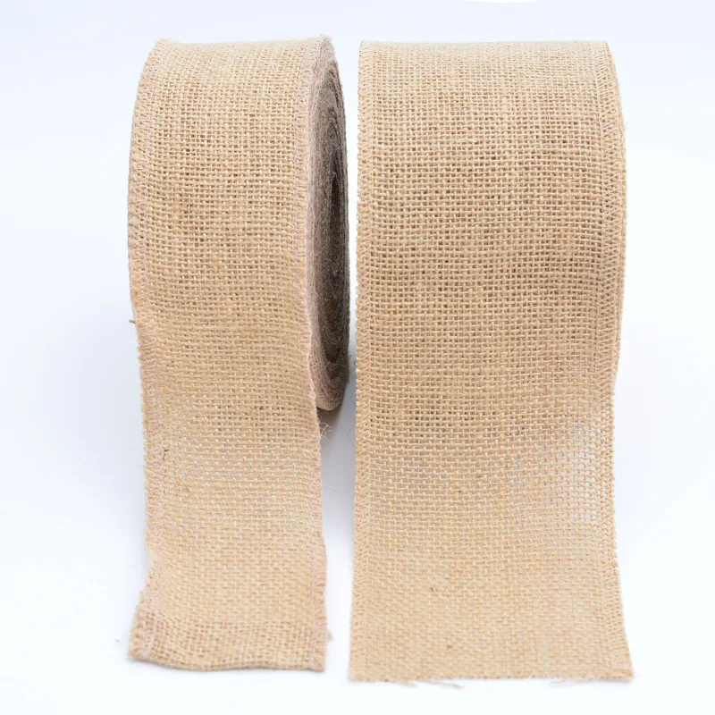 1-10 метров/рулон натуральная джутовая кружевная гессианская конопляная лента