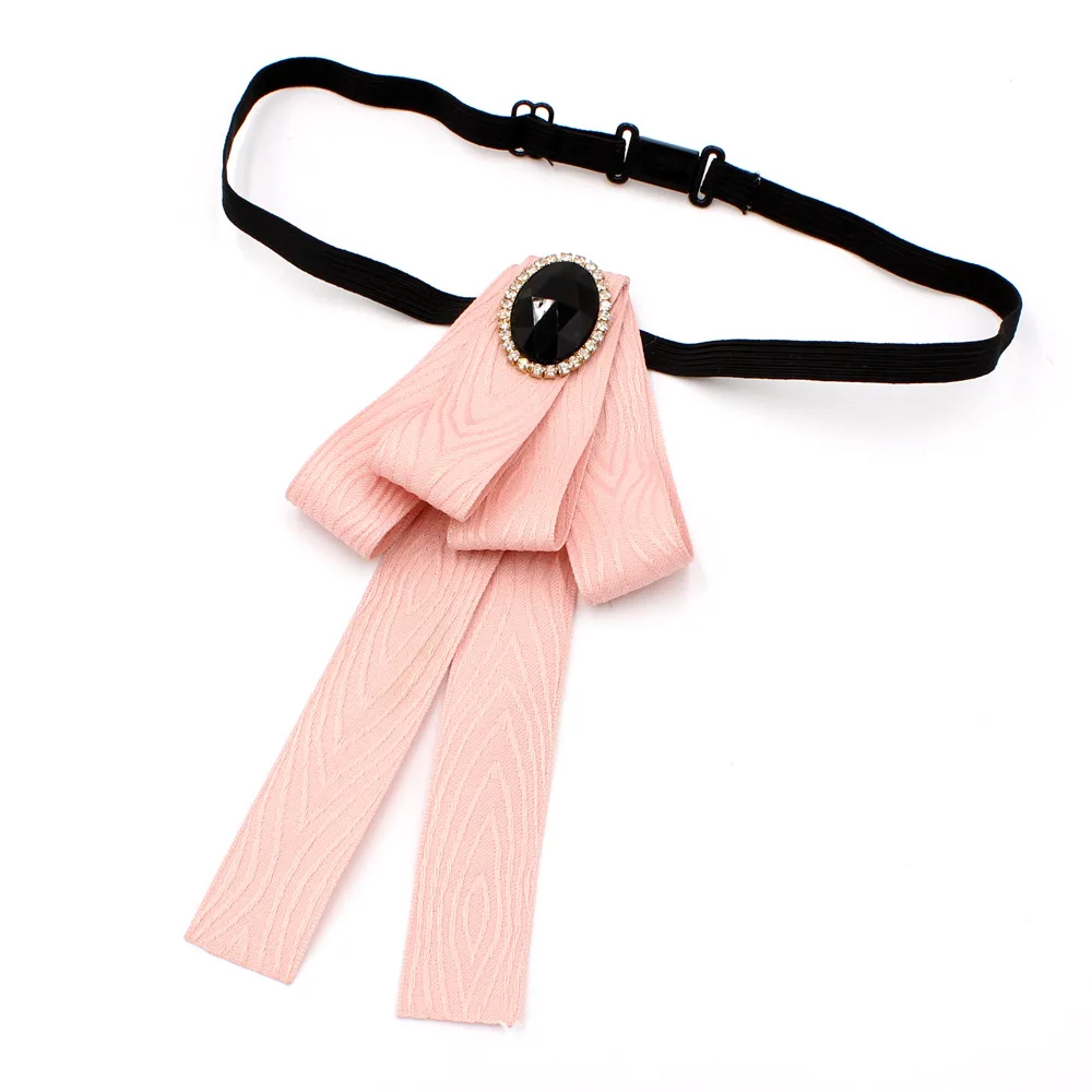 

Hand-made Bow Tie Ladies Unisex Banking Stewardess Student Performs Career Korean White Shirt Black Bowtie Classic Trendy Gifts