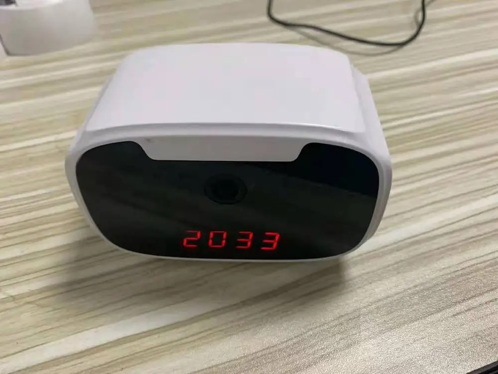 1080P HD IP камера Часы s Wifi управление Скрытый ИК ночного видения будильник