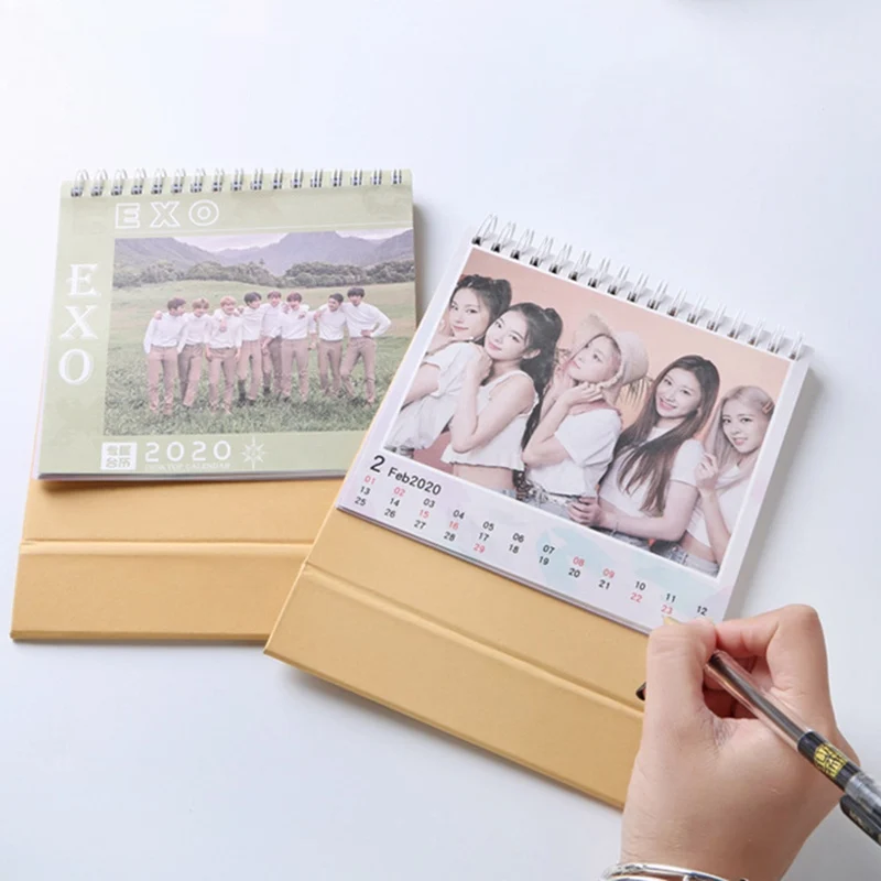 EXO ITZY STARKIDS двойная X1 Настольный стерео 2020 календарь плакат Persona Concept глянцевый