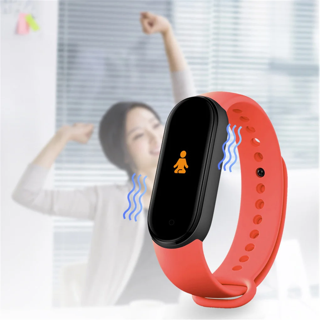 

M5 Fitness Pedometer Smart Walk Step Counter Heart Rate Blood Pressure Monitor Bracelet Waterproof Smart Watch For Android/IOS