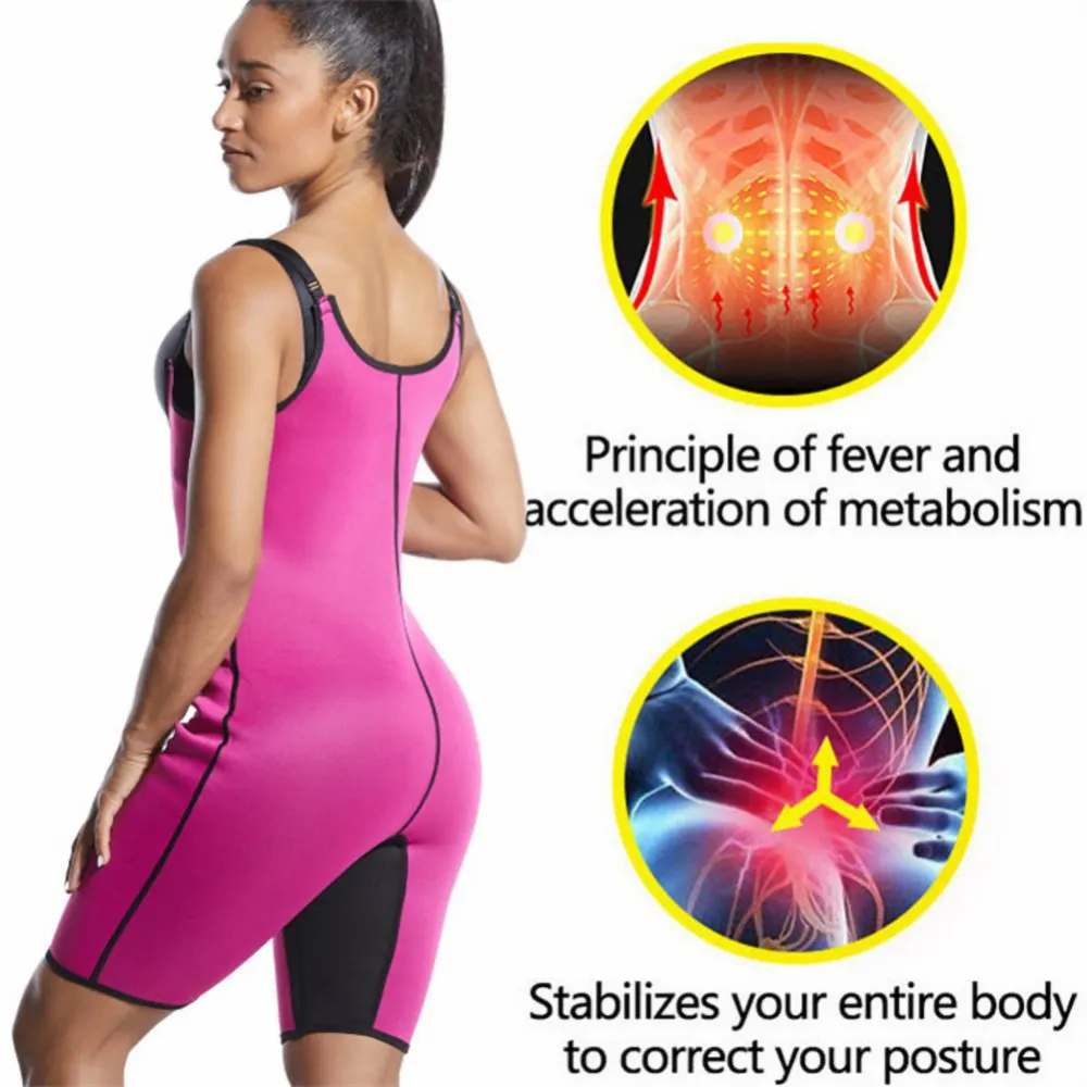 Женский спортивный неопреновый костюм для коррекции фигуры с регулируемым