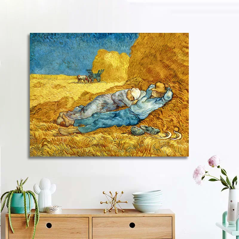 

Картина маслом на холсте с изображением пейзажа Ван Гога Моне